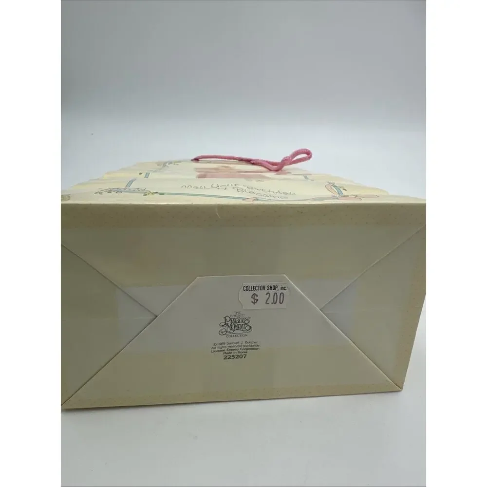 Vintage Precious Moments Gift Bag Birthday Blessings Retro 80’s NEW
